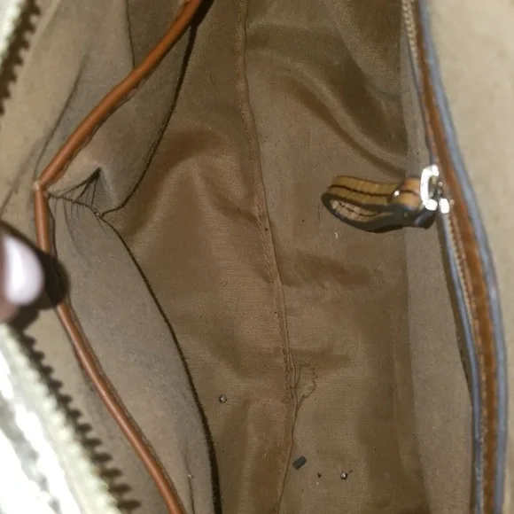 Imoshion Gold and Brown Satchel - Picture 5 of 7